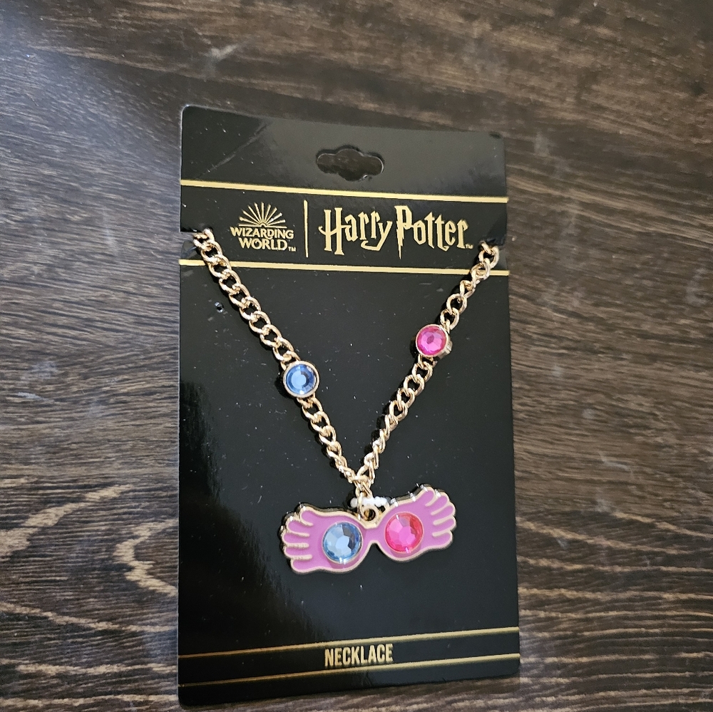 Luna Lovegood Spectrespecs Necklace Harry Potter NEW Warner Bros